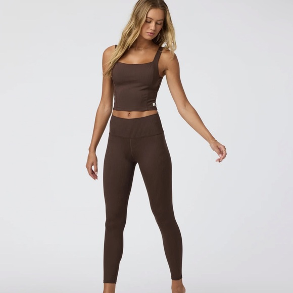 Vuori Inversion Rib Legging in Java size small - Picture 5 of 6